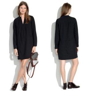 Madewell Editor Shift Dress Black VGUC